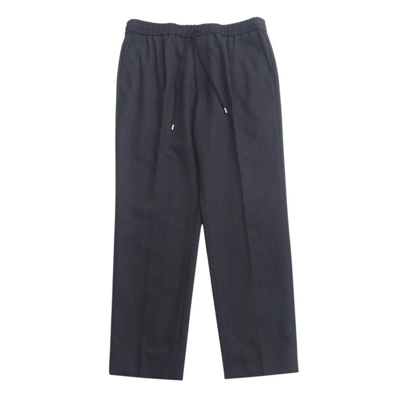 GUCCI Pants 472975 100% wool gray mens 48