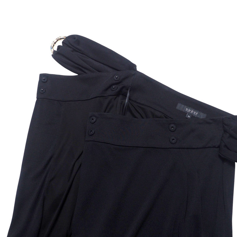 GUCCI skirt 191998 Rayon black Women 36