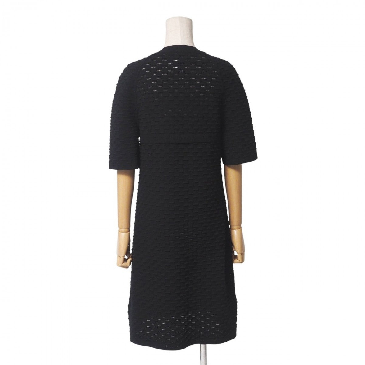 CHANEL one piece P50836 knit black Women 42