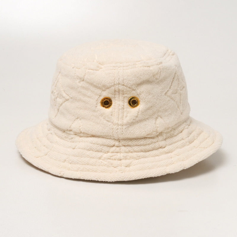 LOUIS VUITTON hat M77793 cotton white Chapeau LV Vacation Monogram Women