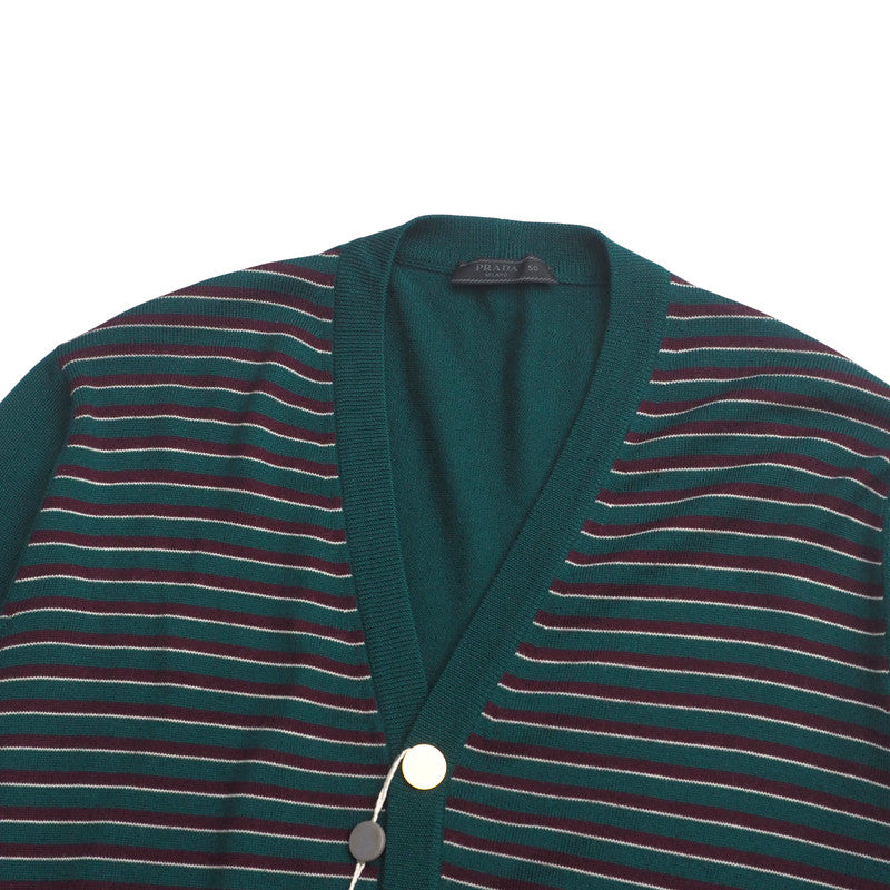 PRADA cardigan wool Green type mens 50