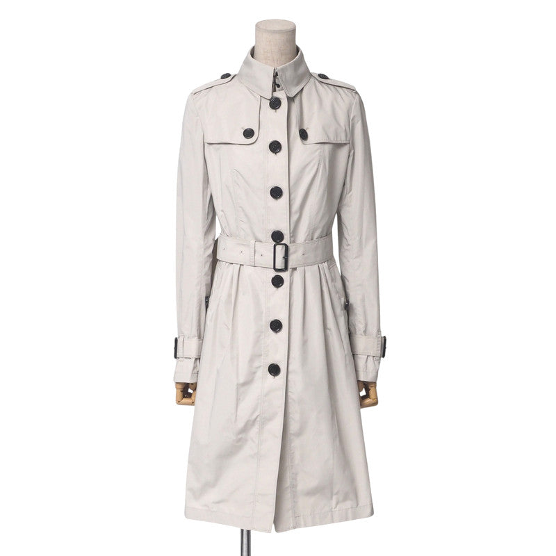 BURBERRY trench coat B1A21-306-40 polyester cream Women 36