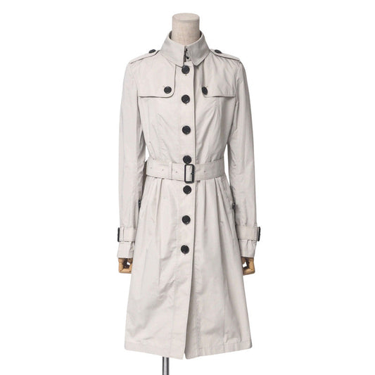 BURBERRY trench coat B1A21-306-40 polyester cream Women 36