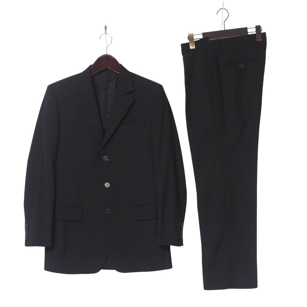 LOUIS VUITTON suit V8209/SJ・V8105/SJ wool black Jacket 48/Pants 46