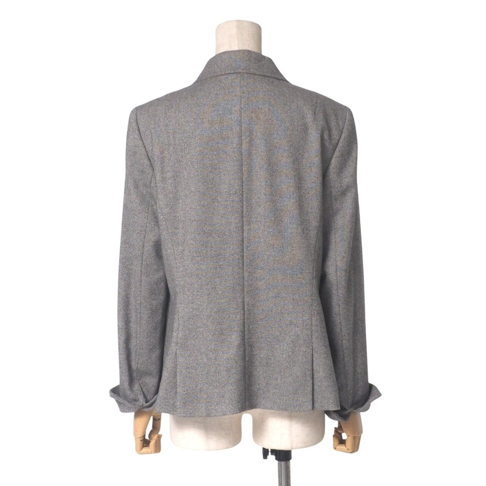 BURBERRY tailored jacket FC123-741-40 Wool/Rayon/Nylon/Cashmere/Silk/Polyurethane gray Women 44