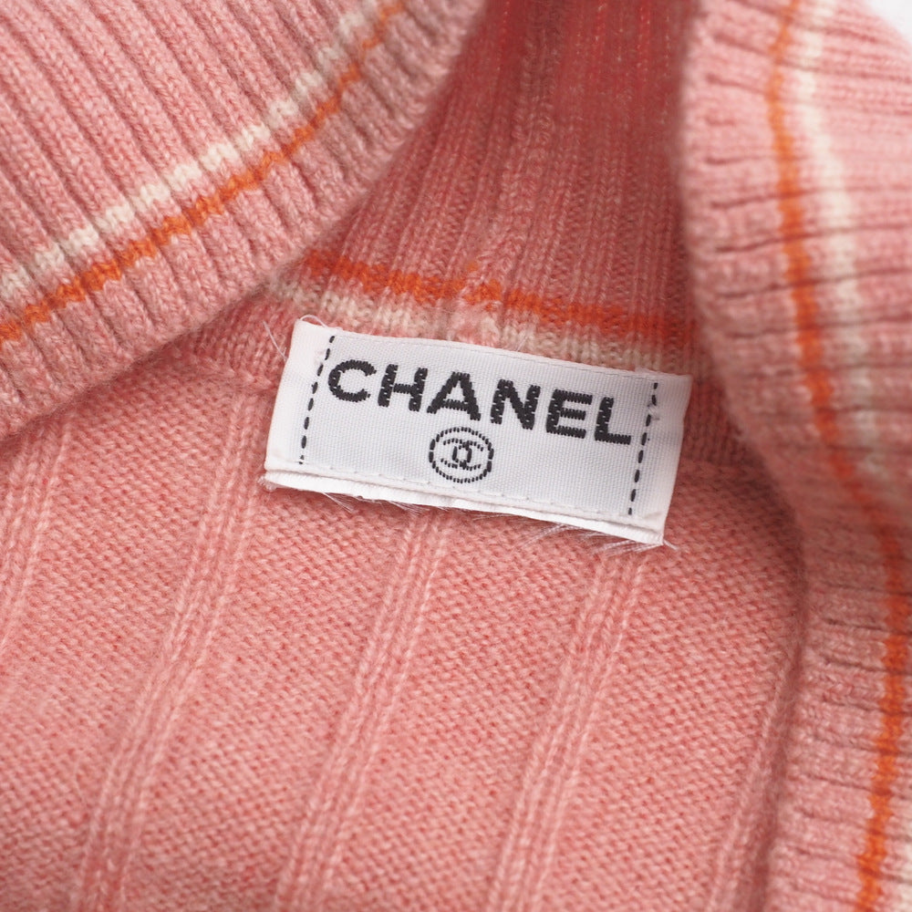 CHANEL knit cashmere pink No size listed (no size tag)