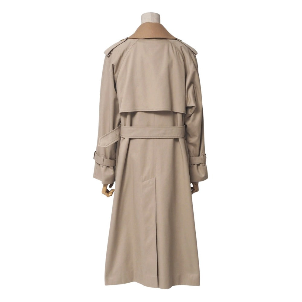 BURBERRY trench coat cotton beige No size listed