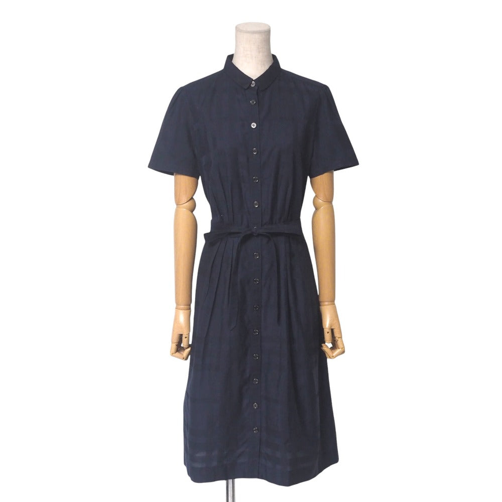 BURBERRY one piece B1J25-389-28 cotton Navy Women 40