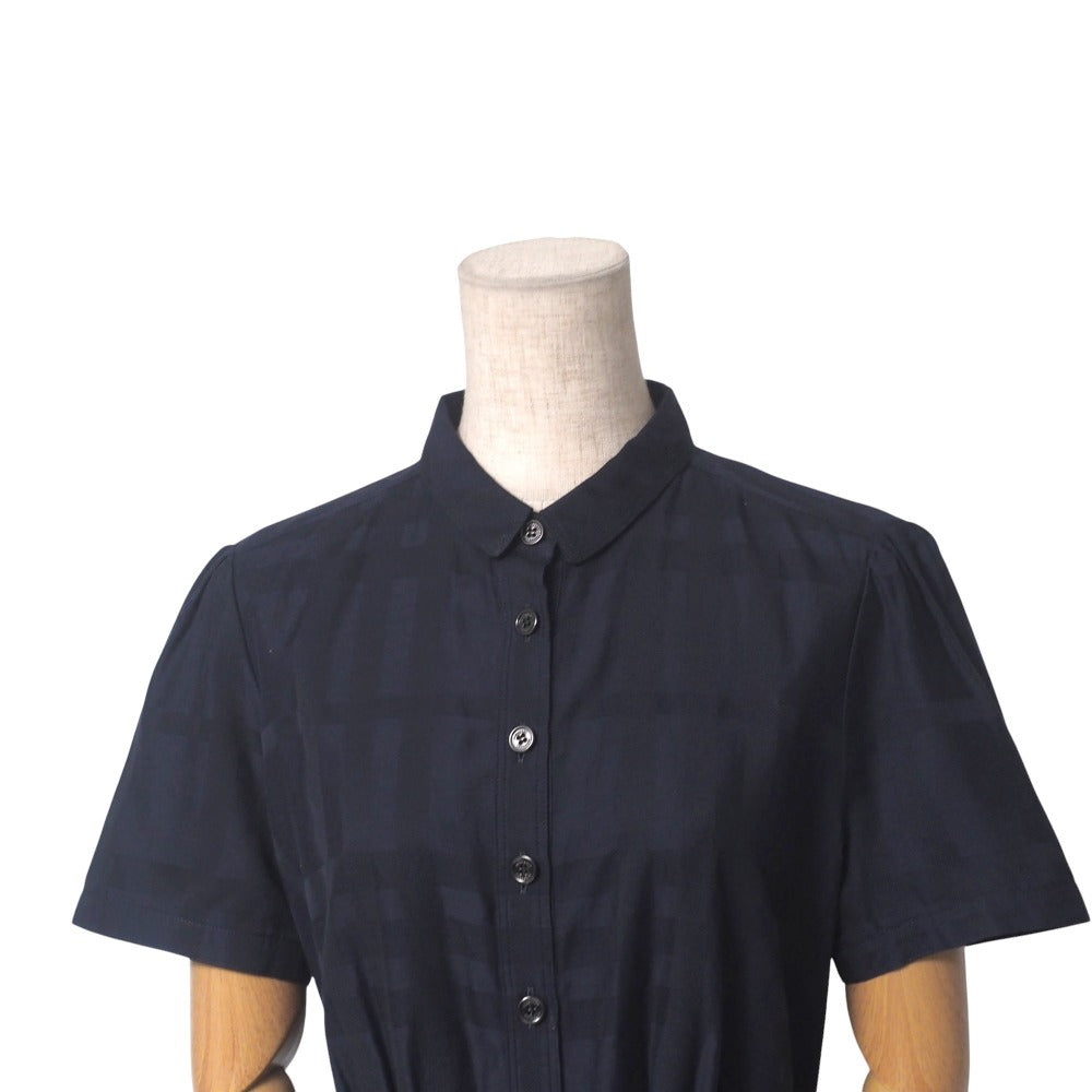 BURBERRY one piece B1J25-389-28 cotton Navy Women 40
