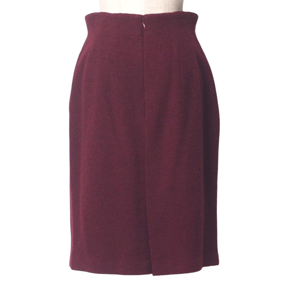 Christian Dior suit MDJ5M7600 wool wine-red Women 9