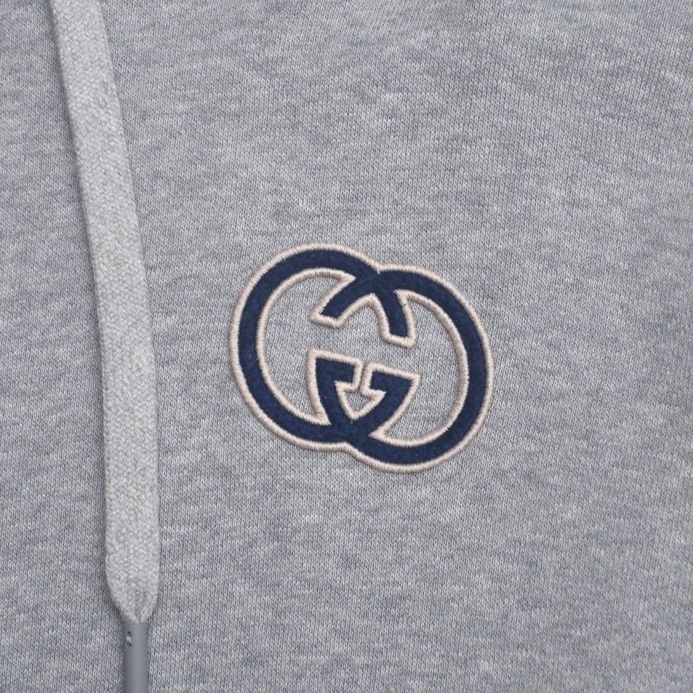 GUCCI Hoodie sweat gray 756649 mens L