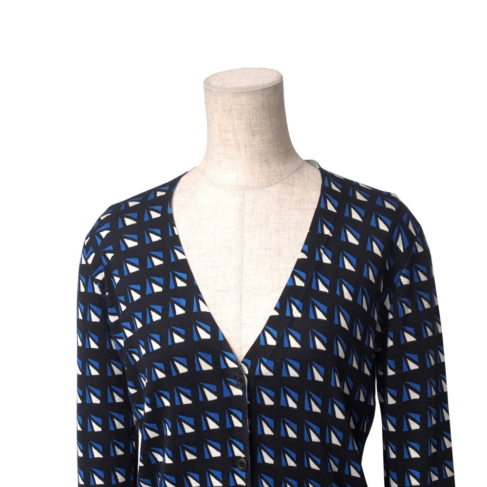 PRADA knit knit Black/Blue/White Women 38