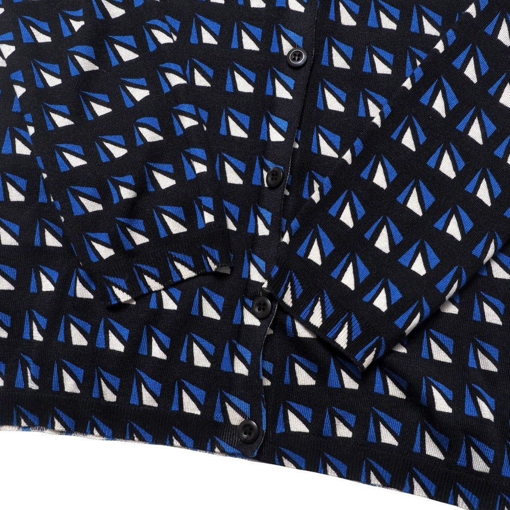 PRADA knit knit Black/Blue/White Women 38