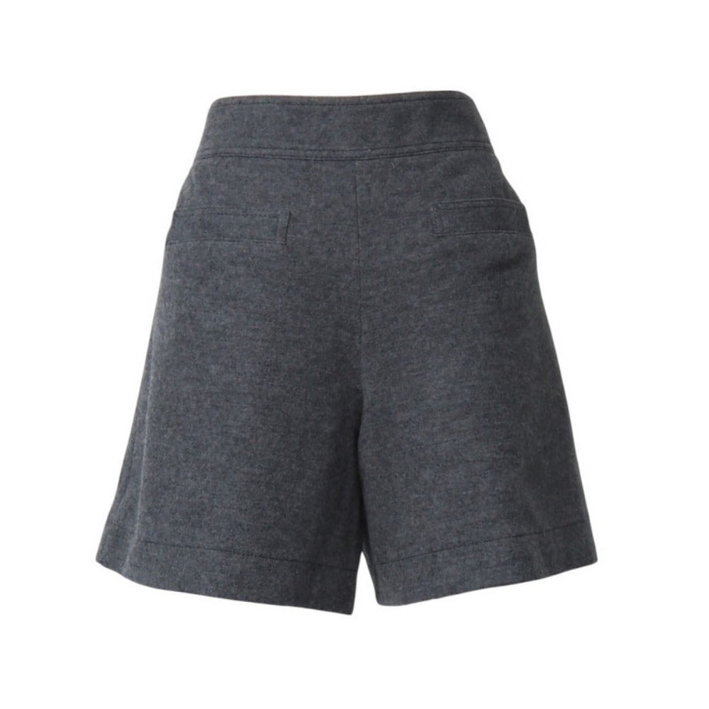 BURBERRY Shorts wool gray B1R13-453-08 Women 38