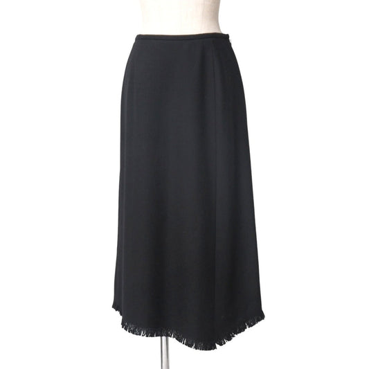 BURBERRY skirt wool black FX072-758 Women 38
