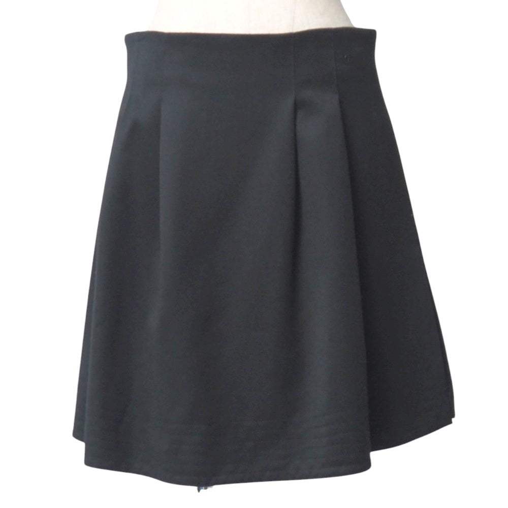 CHANEL Mini skirt wool black P29480V19448 Women 38