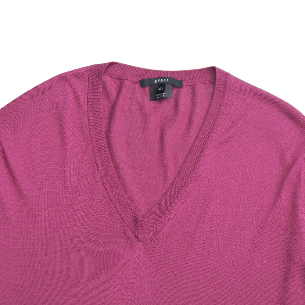 GUCCI knit silk Purple type 170999 XL