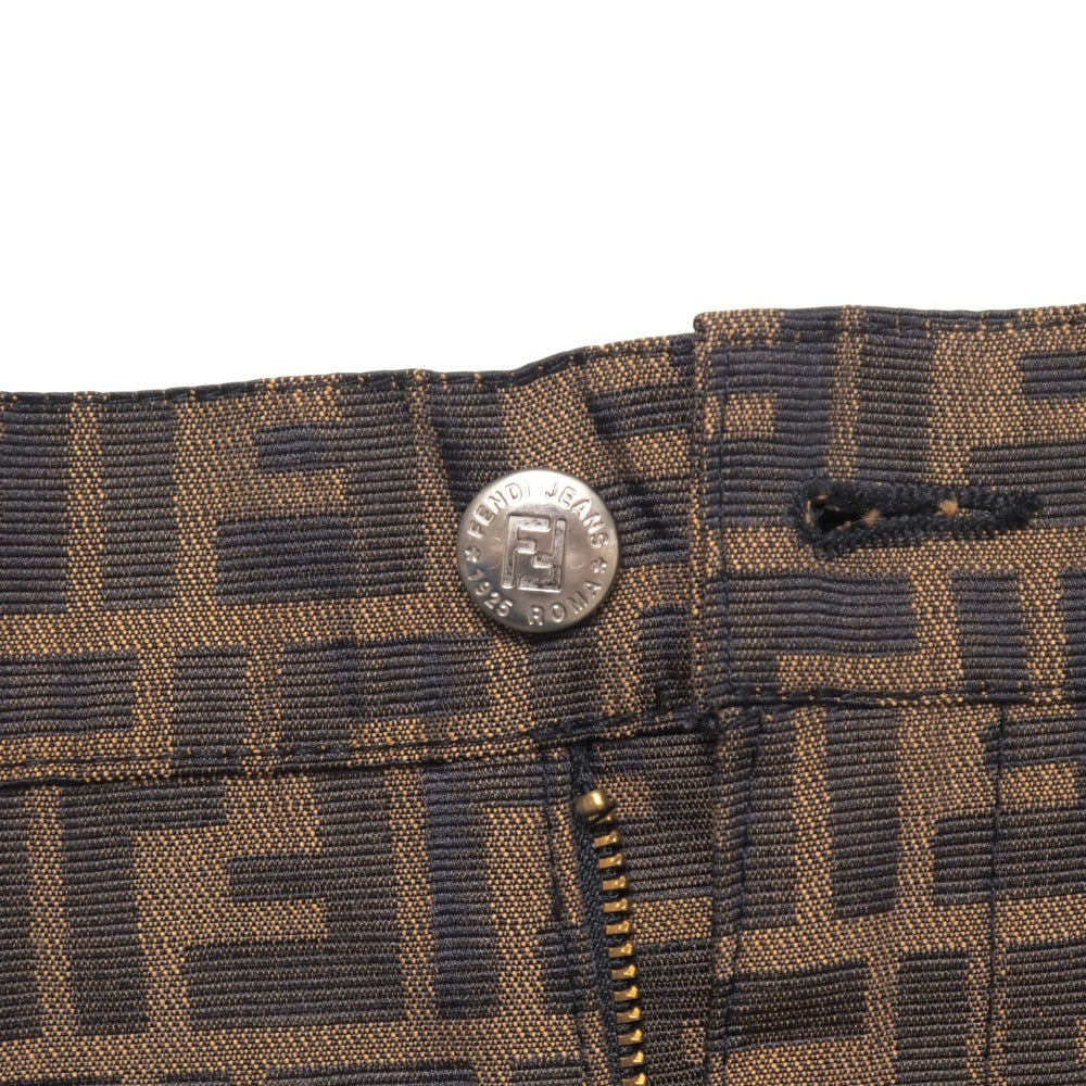 FENDI Mini skirt polyester Brown type 38