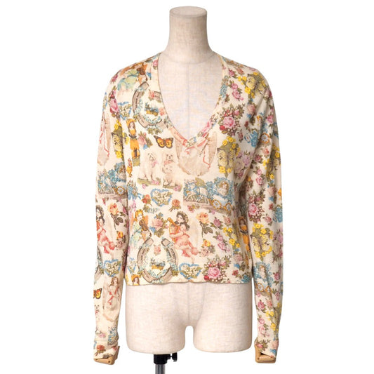 Christian Dior knit wool Ivory type Beige type 5A13055211 38