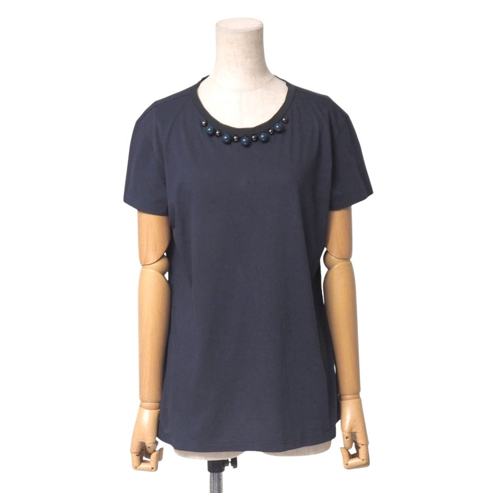 LOUIS VUITTON Cut 100% cotton Navy black RW142W F6TS36B1L M