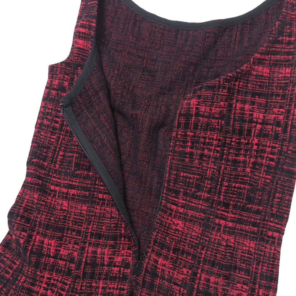 PRADA one piece cotton Red black 123198 S142 1HVG 40S