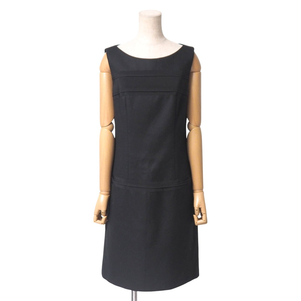 PRADA one piece 100% wool black P31Z1 S152 1JTT 42