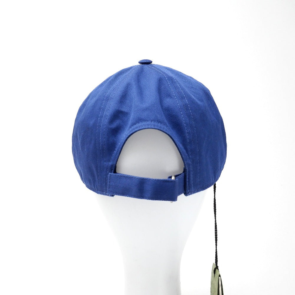 GUCCI cap HAT M GREGOIRE cotton 100% blue 773135 4HA7F 4200 M/58