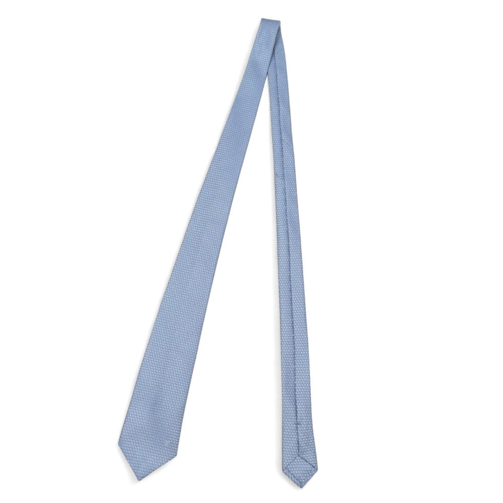 LOUIS VUITTON tie ãã¤ã¤ã¢ã³ããã¤ 8CM 100% silk Light blue gray M71209