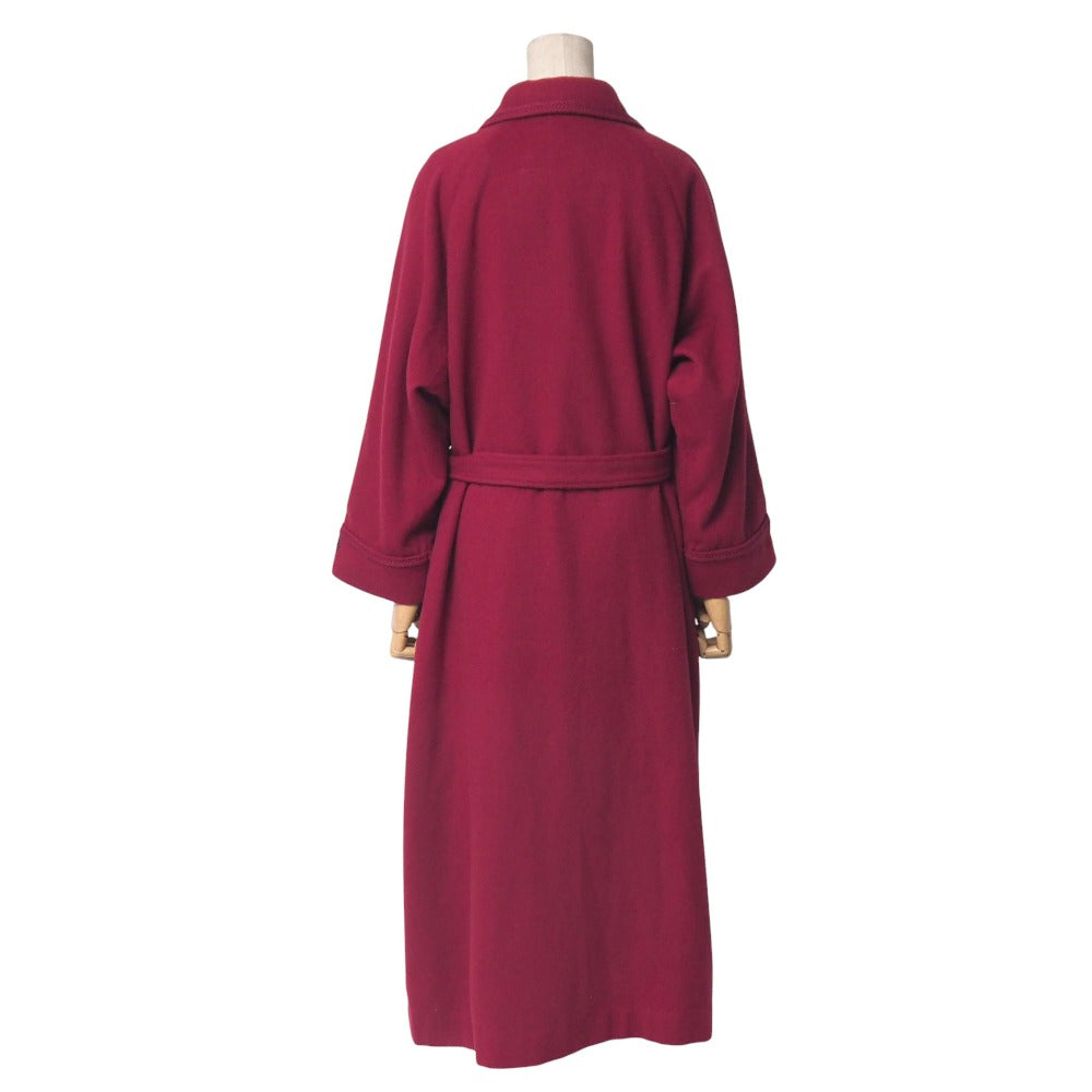 BURBERRY coat hair wine-red F69FW SQ-380 5730 L