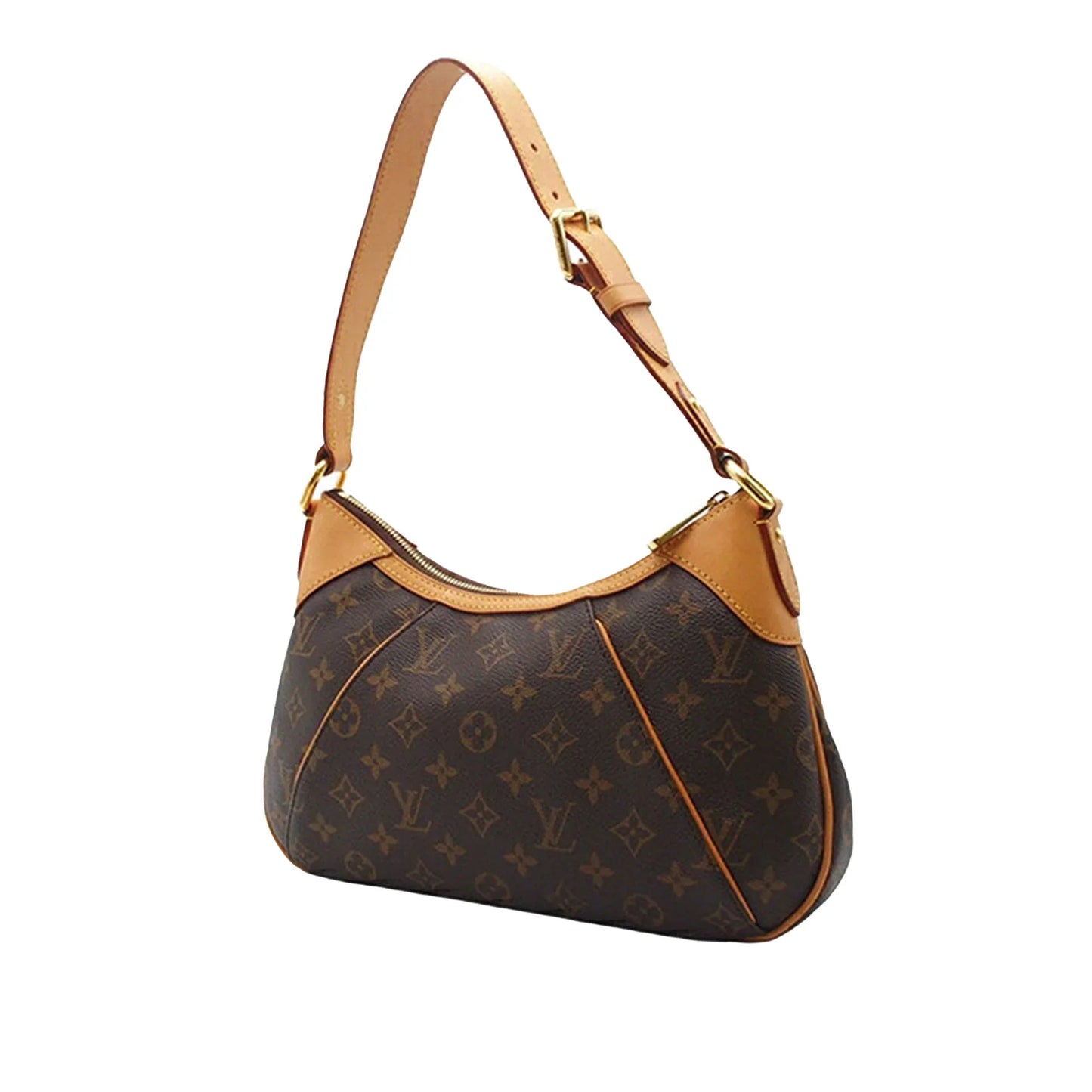 Brown Louis Vuitton Monogram Thames PM Shoulder Bag