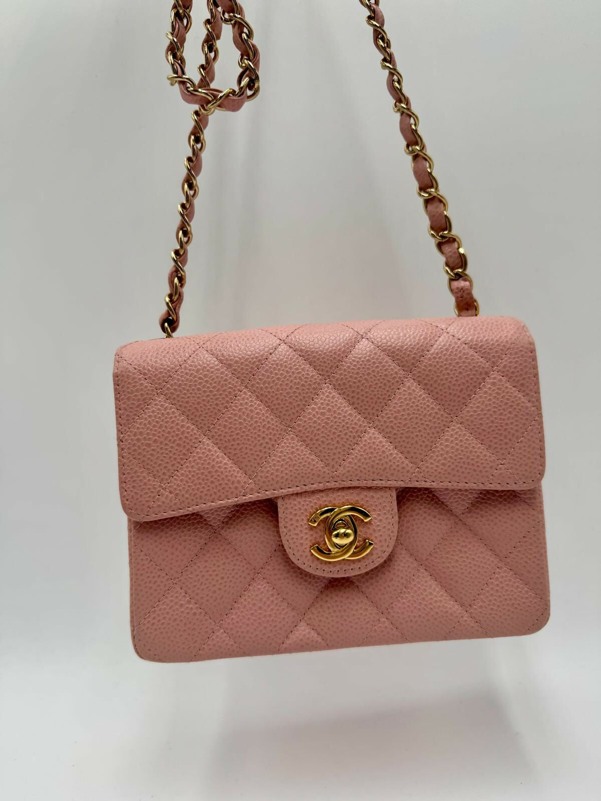 Chanel  Mini Caviar Flap Bag