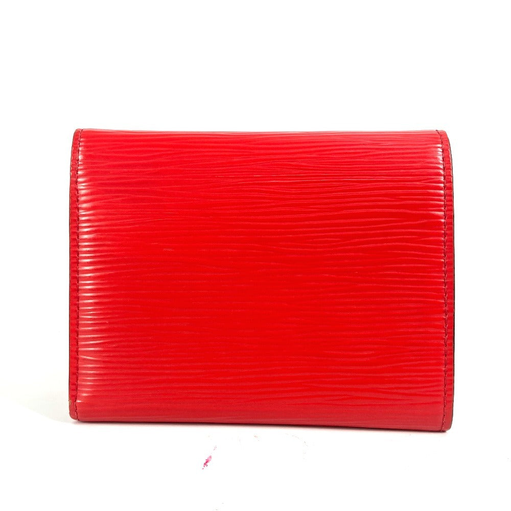 LOUIS VUITTON Trifold wallet M62172 Epi Leather Red Epi Portefeuille Victorine Women
