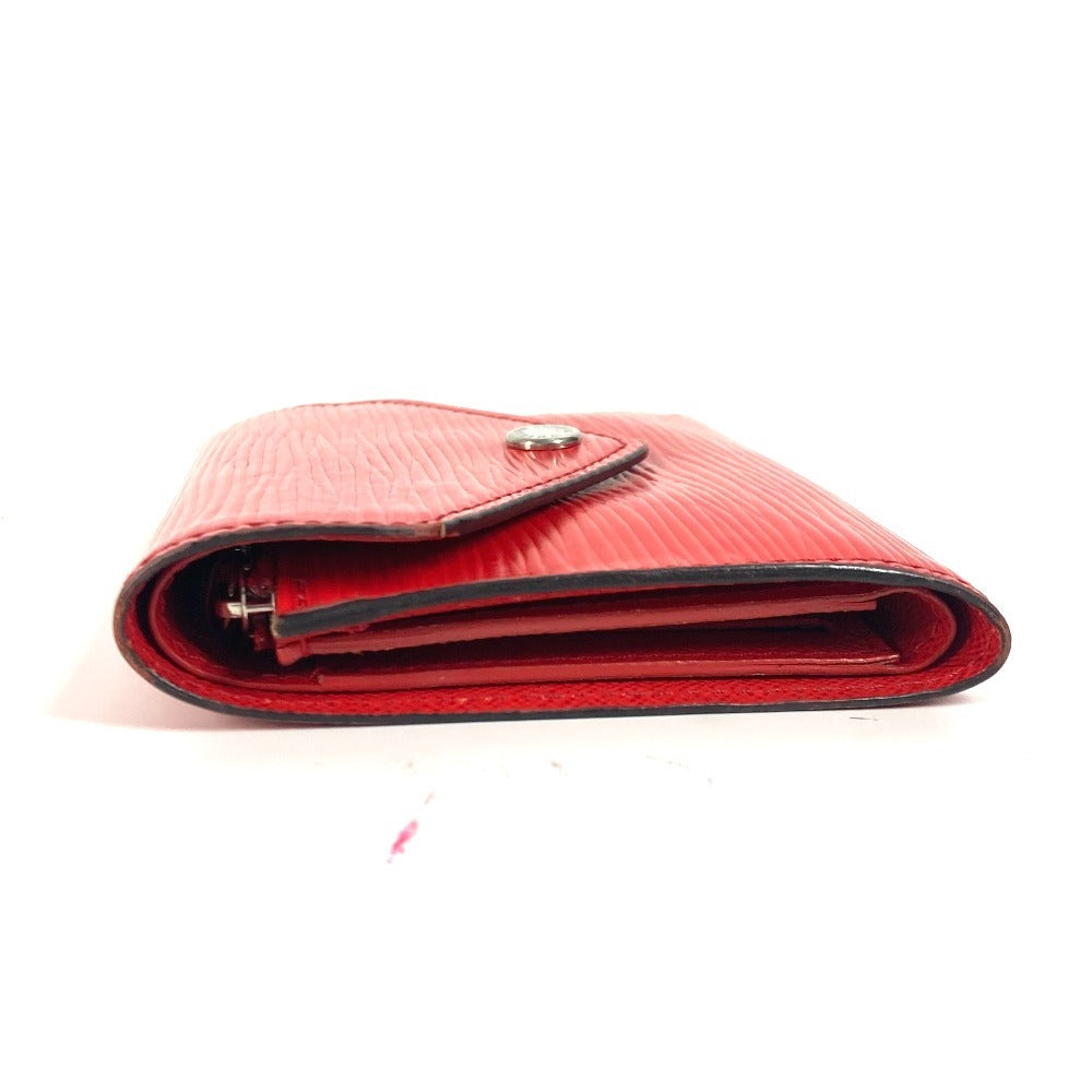 LOUIS VUITTON Trifold wallet M62172 Epi Leather Red Epi Portefeuille Victorine Women