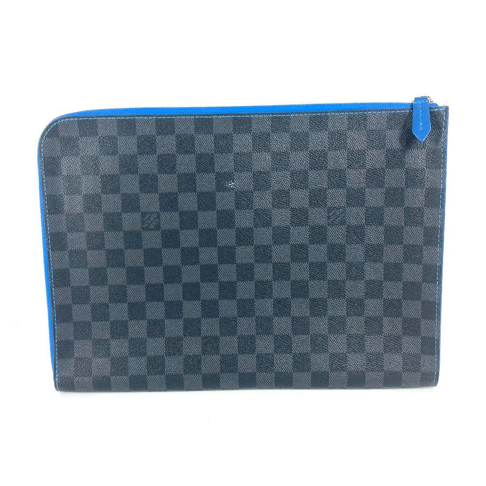 LOUIS VUITTON Clutch bag N64032 Damier Grafitto Canvas black Damier Grafitte Pochette Jules GM unisex(Unisex)