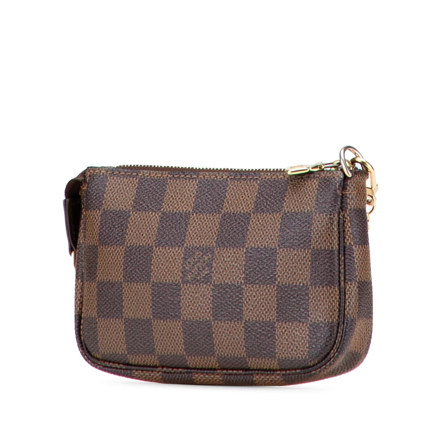 Brown Louis Vuitton Damier Ebene Mini Pochette Accessoires Handbag