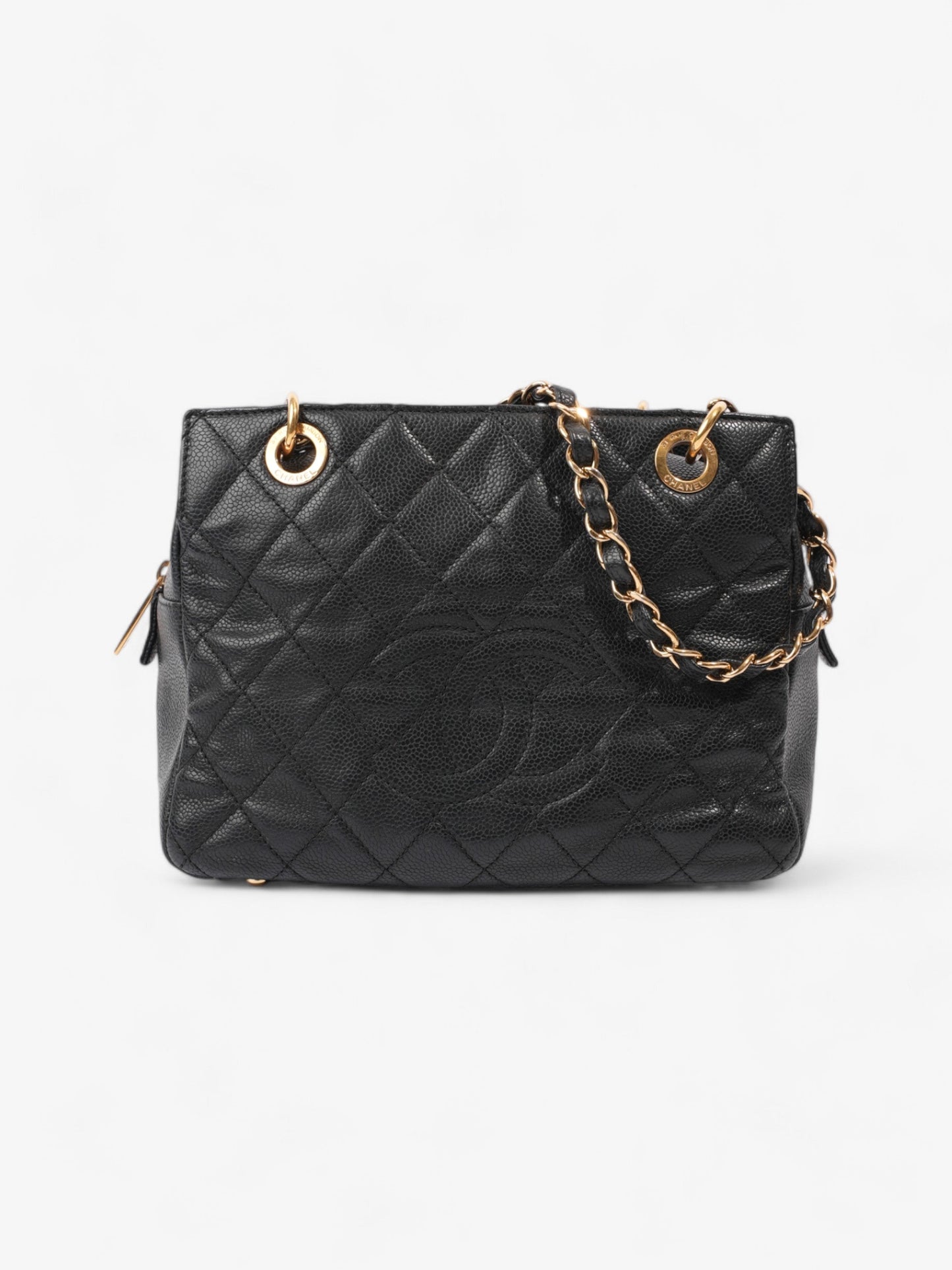 Chanel Timeless Tote Black Caviar Leather Petite