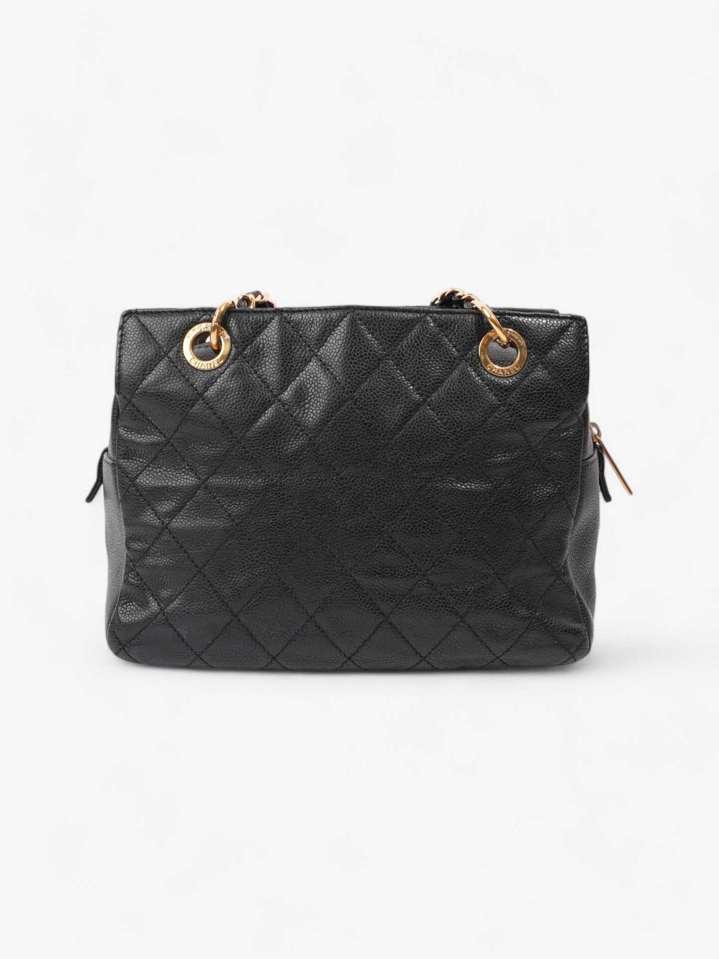 Chanel Timeless Tote Black Caviar Leather Petite
