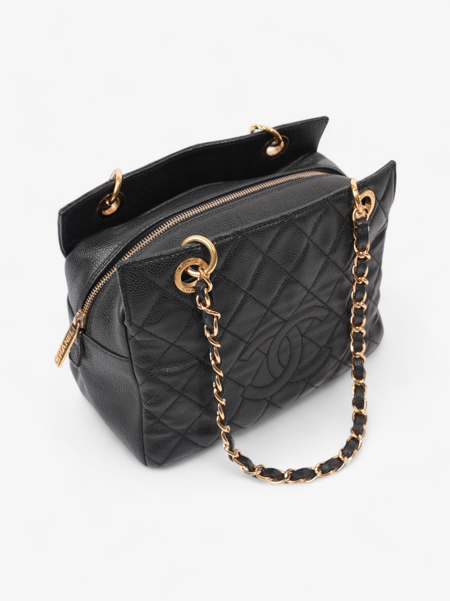 Chanel Timeless Tote Black Caviar Leather Petite