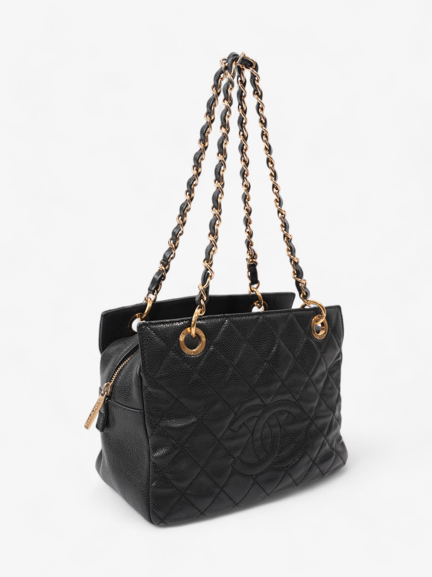 Chanel Timeless Tote Black Caviar Leather Petite