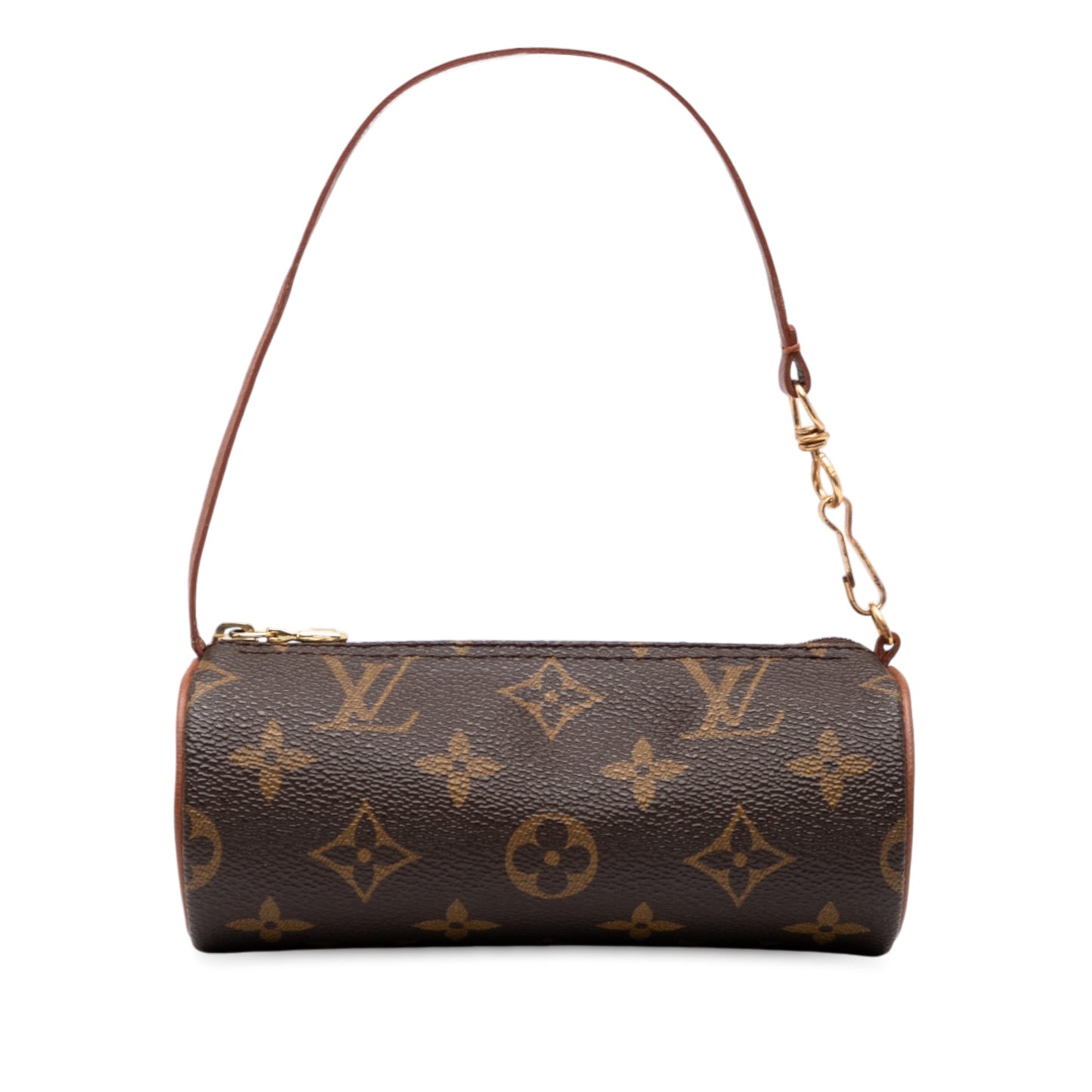 Brown Louis Vuitton Monogram Papillon Pochette Handbag