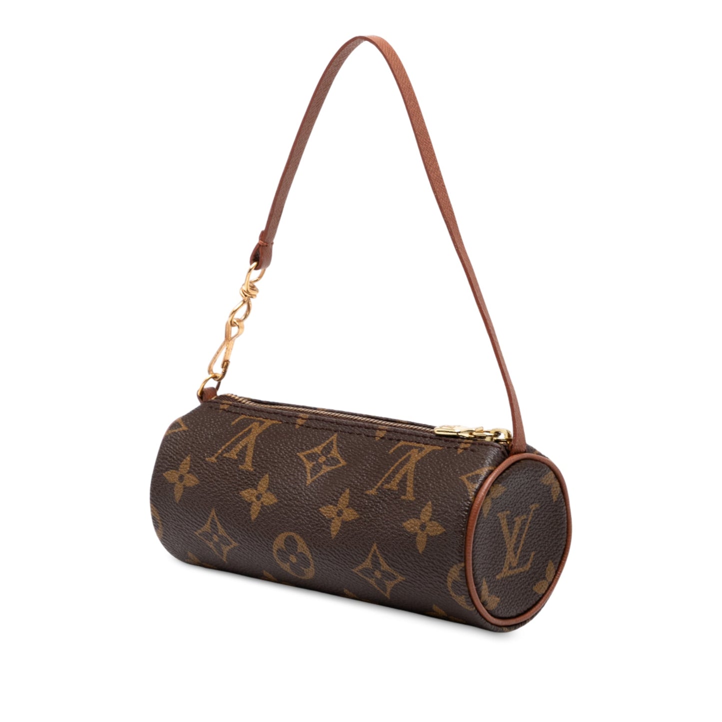 Brown Louis Vuitton Monogram Papillon Pochette Handbag