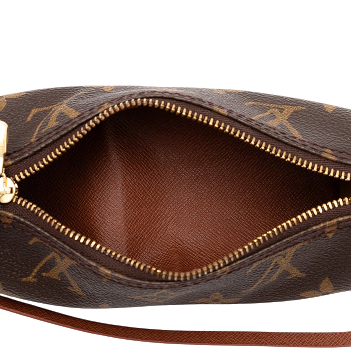 Brown Louis Vuitton Monogram Papillon Pochette Handbag