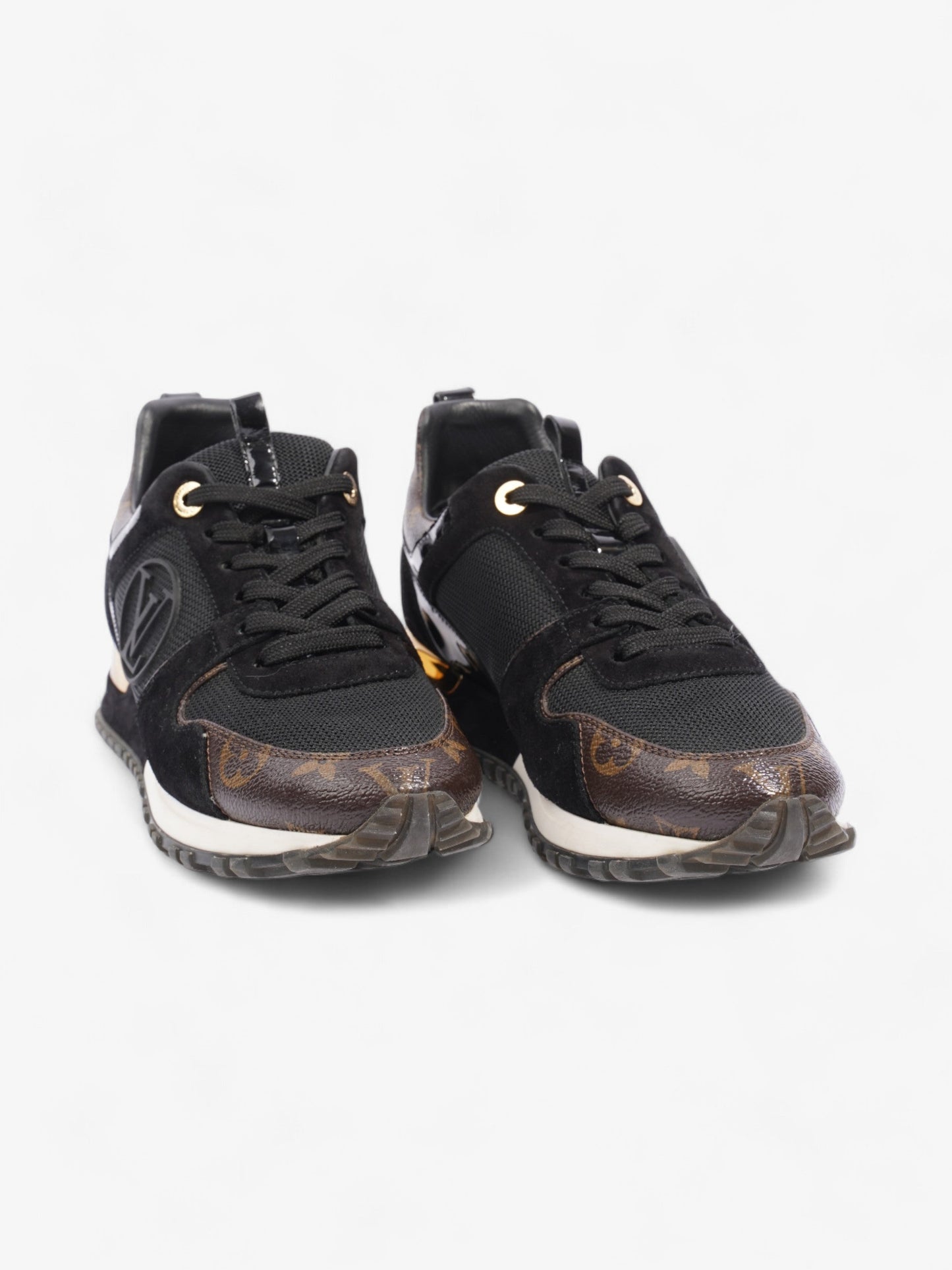 Louis Vuitton Run Away Black / Monogram Suede EU 37.5 UK 4.5