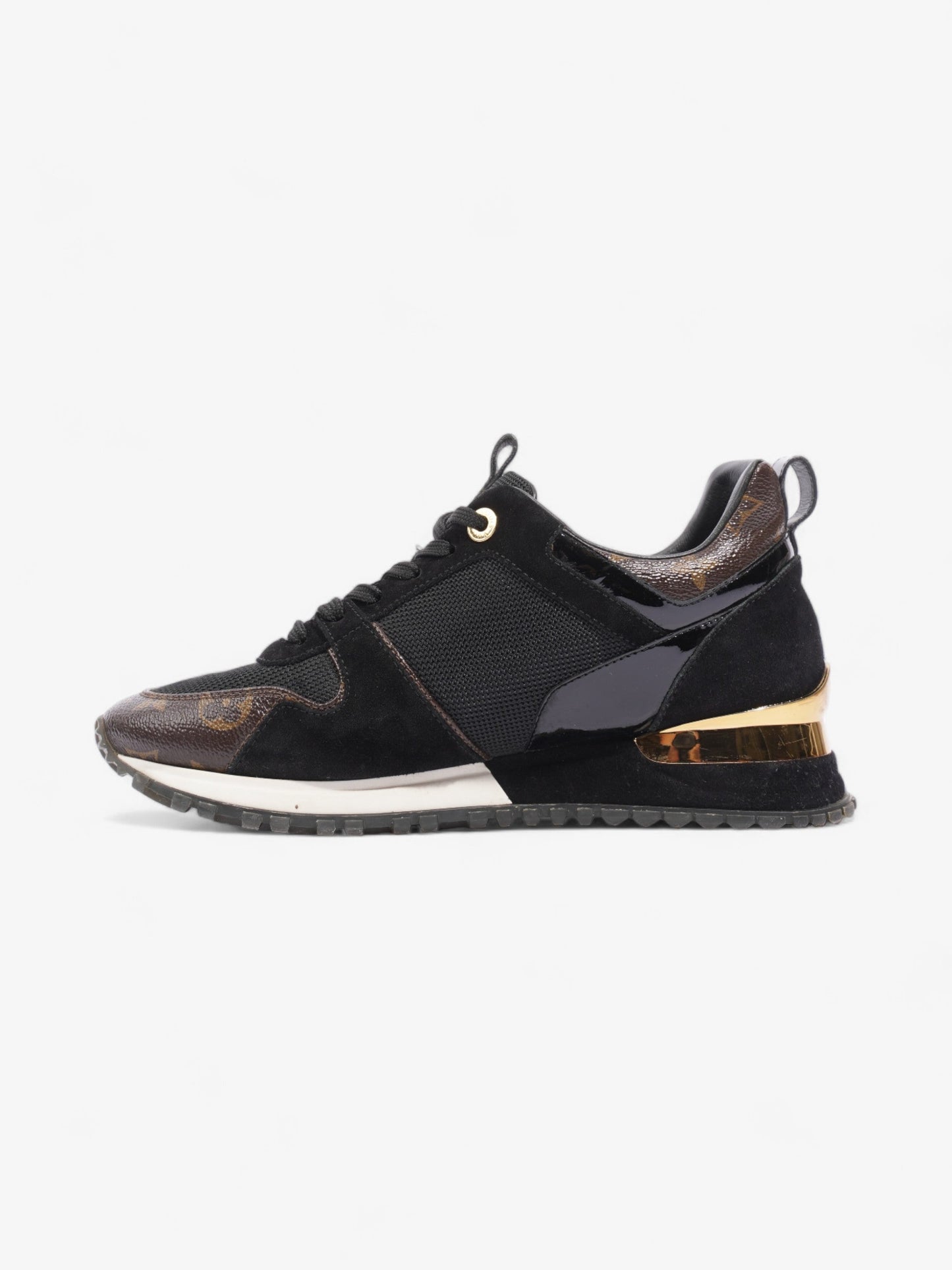 Louis Vuitton Run Away Black / Monogram Suede EU 37.5 UK 4.5