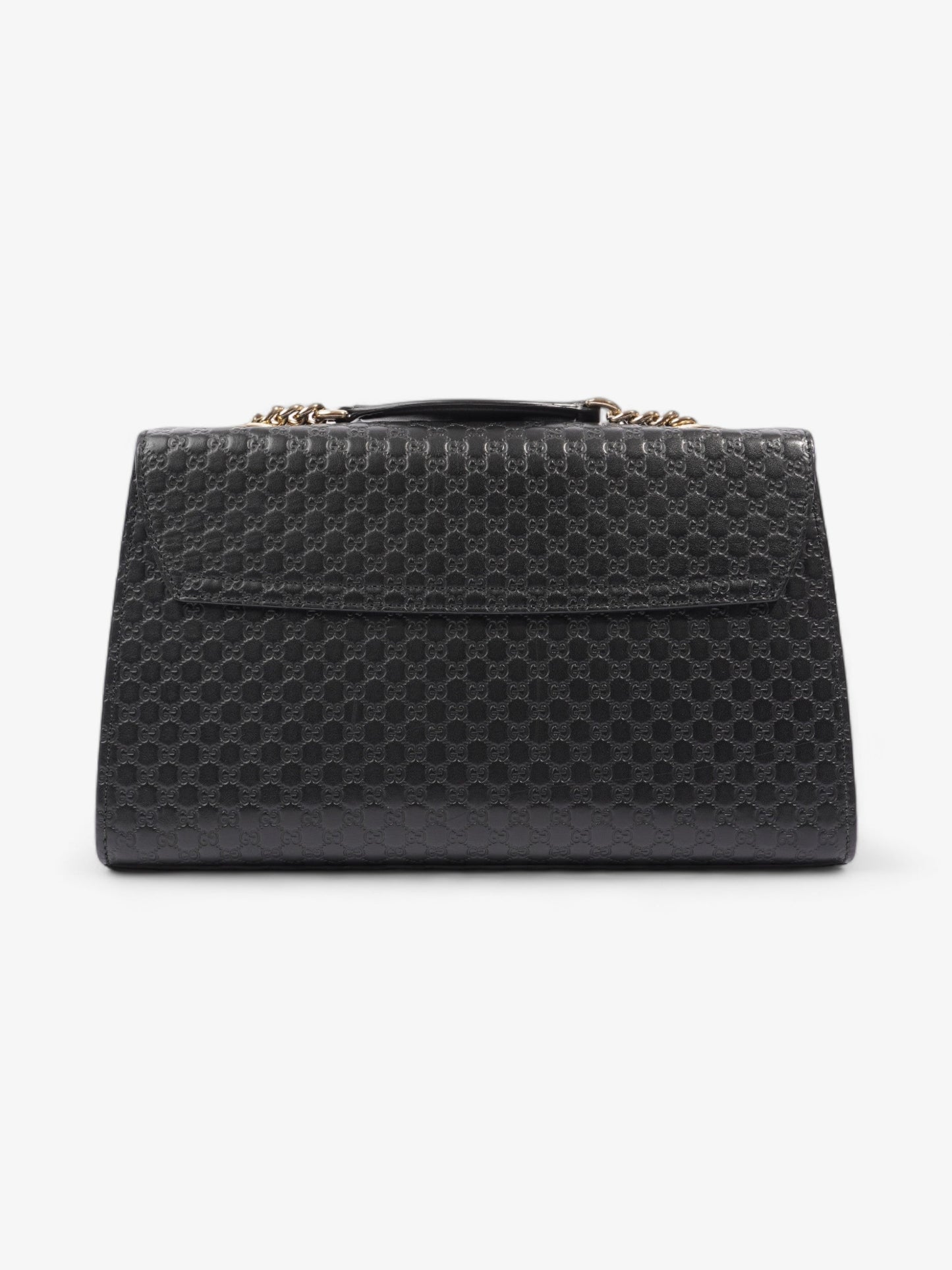 Gucci Emily Guccissima Chain Black Leather Medium