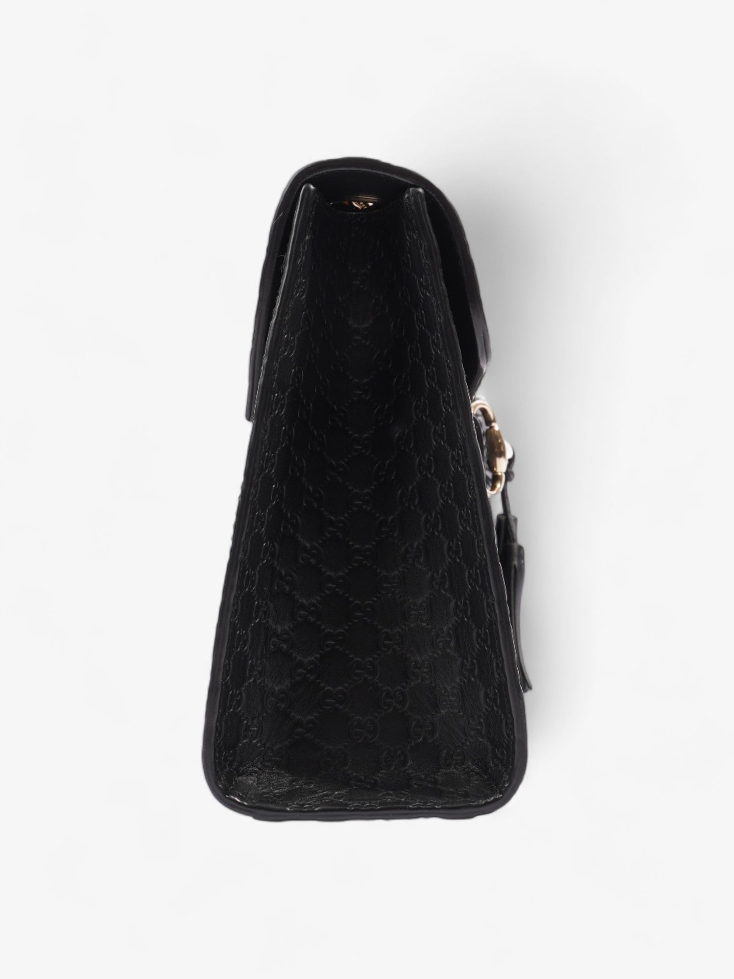 Gucci Emily Guccissima Chain Black Leather Medium