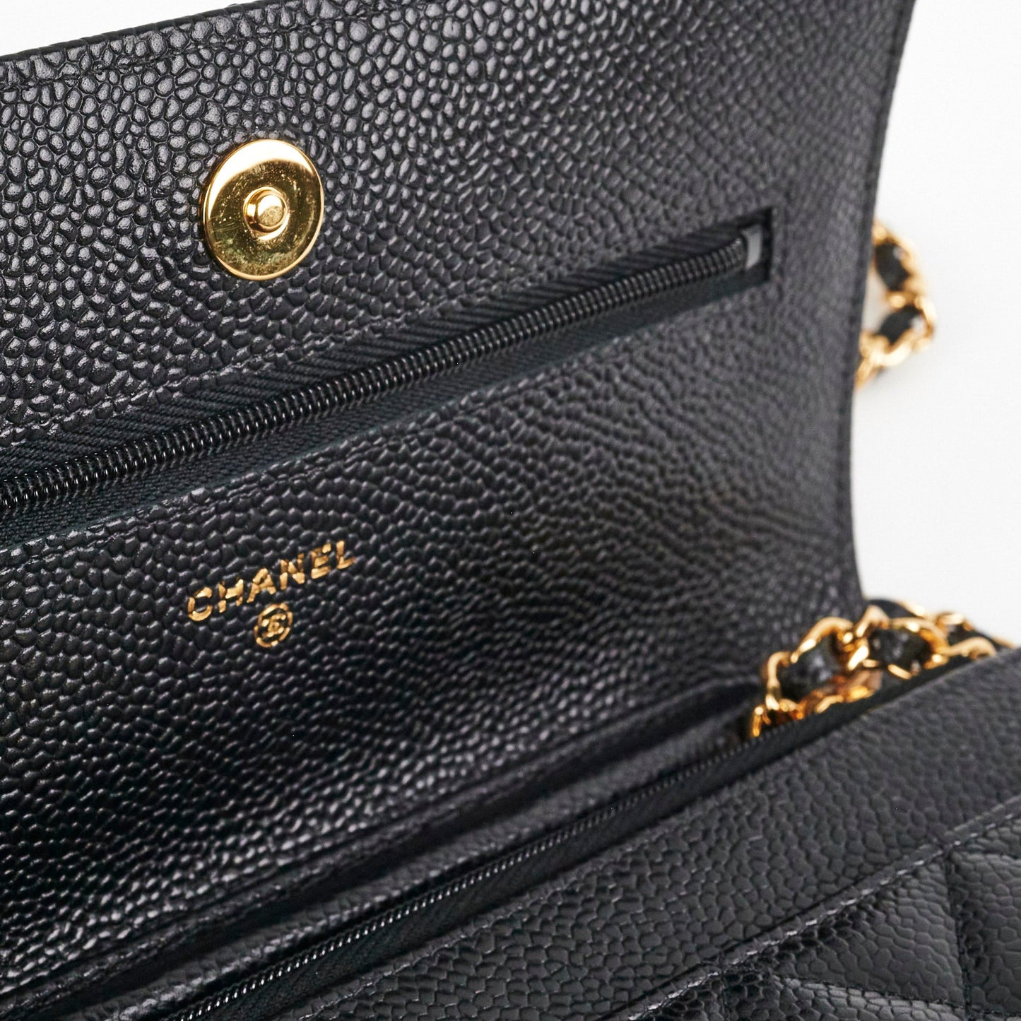 Chanel Wallet On Chain Caviar Black