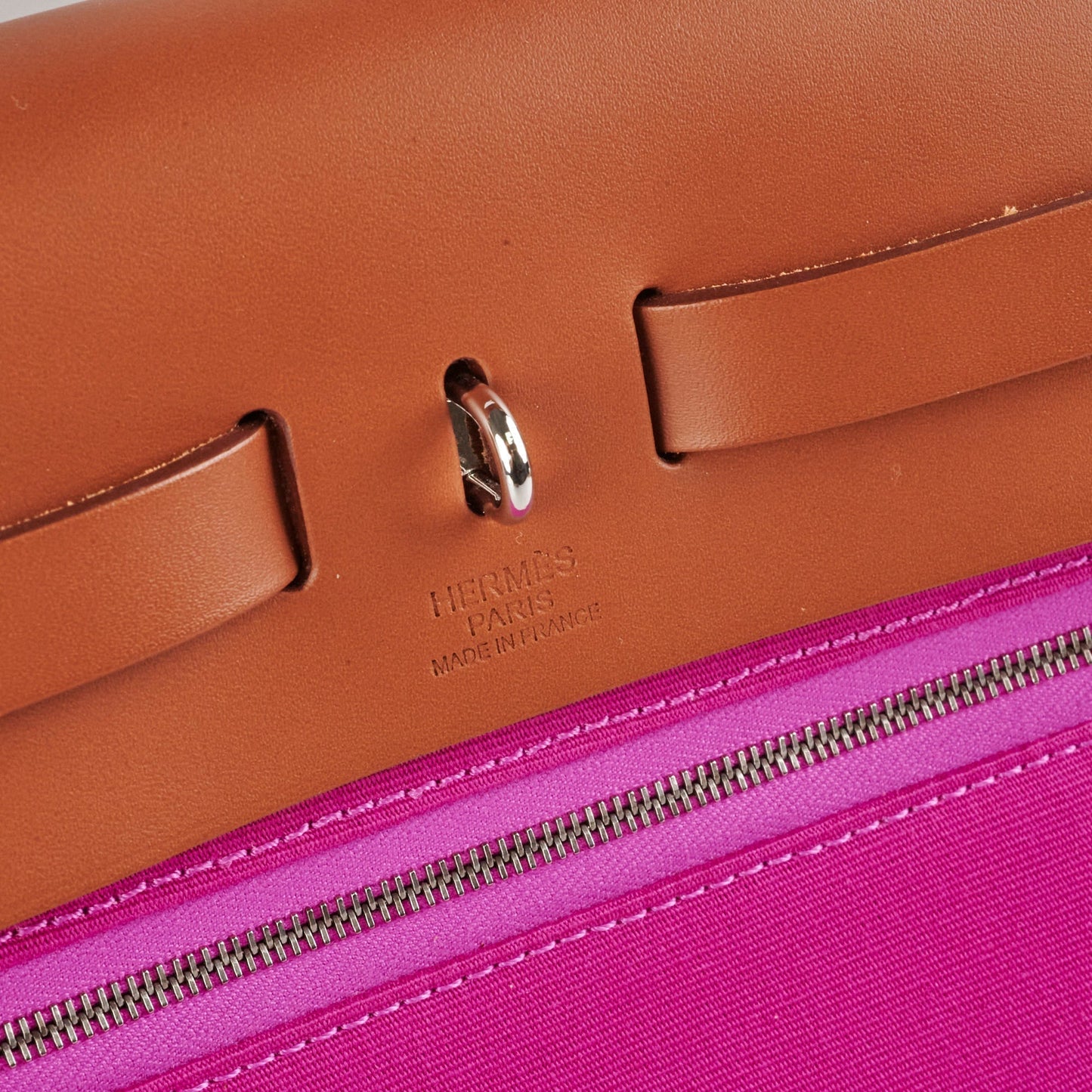 Hermes Herbag 31 Dune/Magnolia - Z Stamp