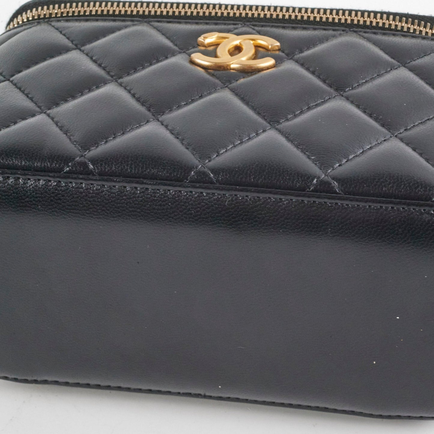 Chanel Seasonal Vanity Top Handle Black