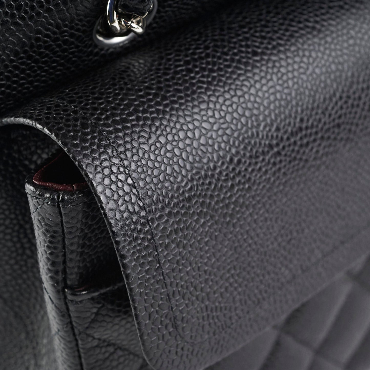 Chanel Medium/Large Classic Flap Caviar Black